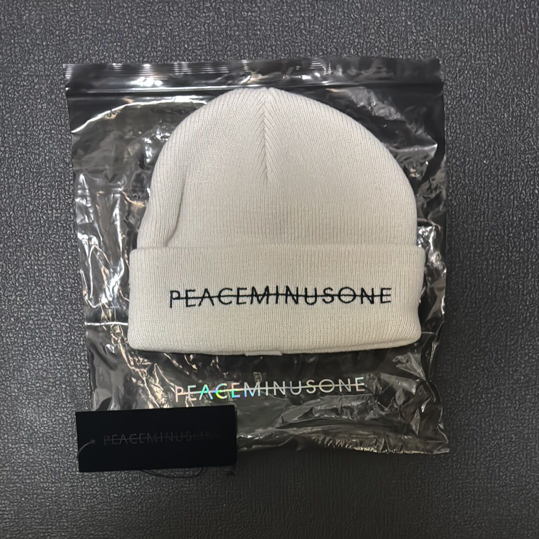 PEACEMINUSONE PMO KNIT CAP #2 "White" / G-DRAGON