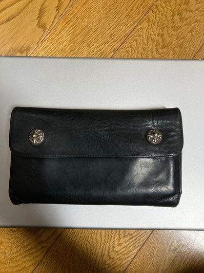 Chrome Hearts Wave Wallet Leather "Black"