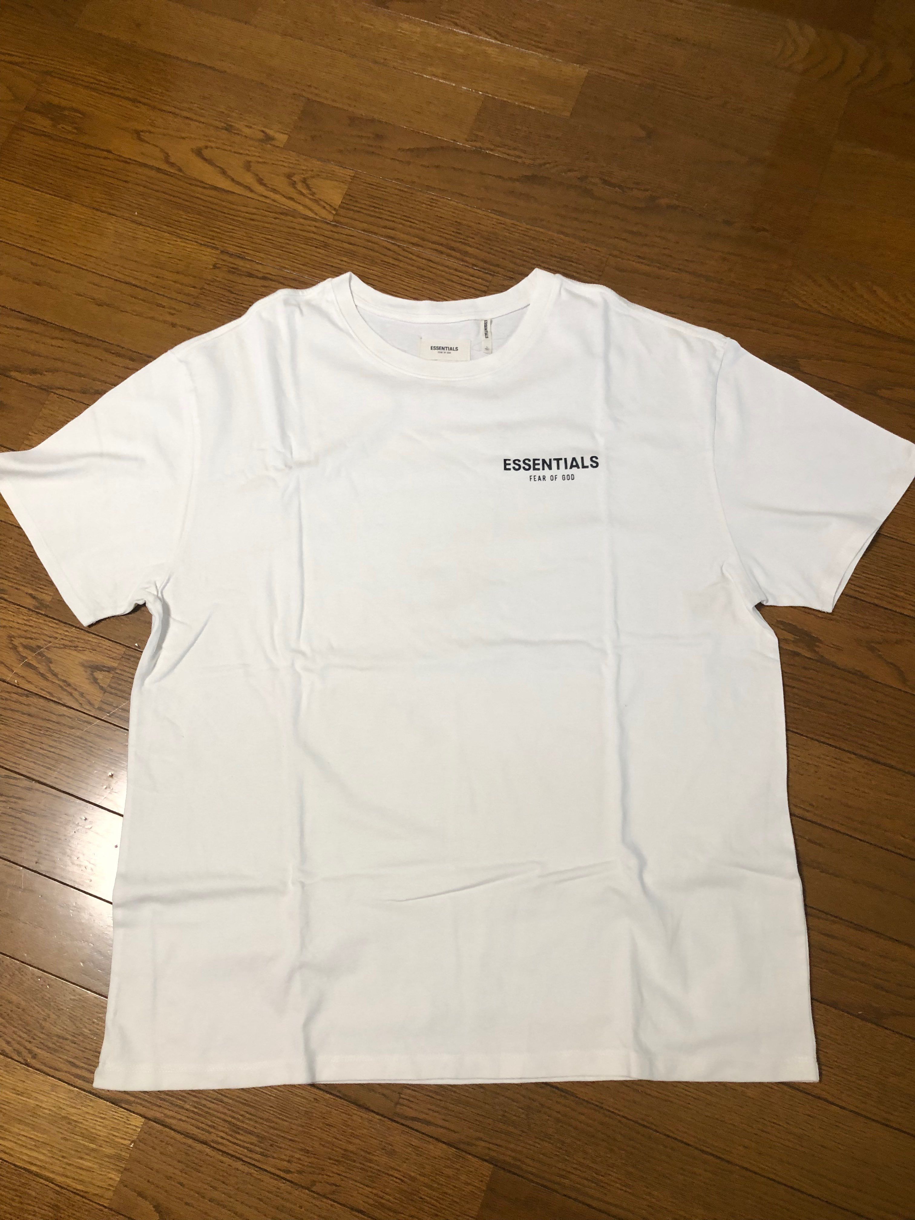 FEAR OF GOD Essentials Boxy Logo T-shirt "White"