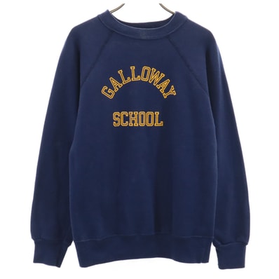 Champion チャンピオン 80s USA製 トリコタグ ヴィンテージ 長袖 スウェット トレーナー M ネイビー