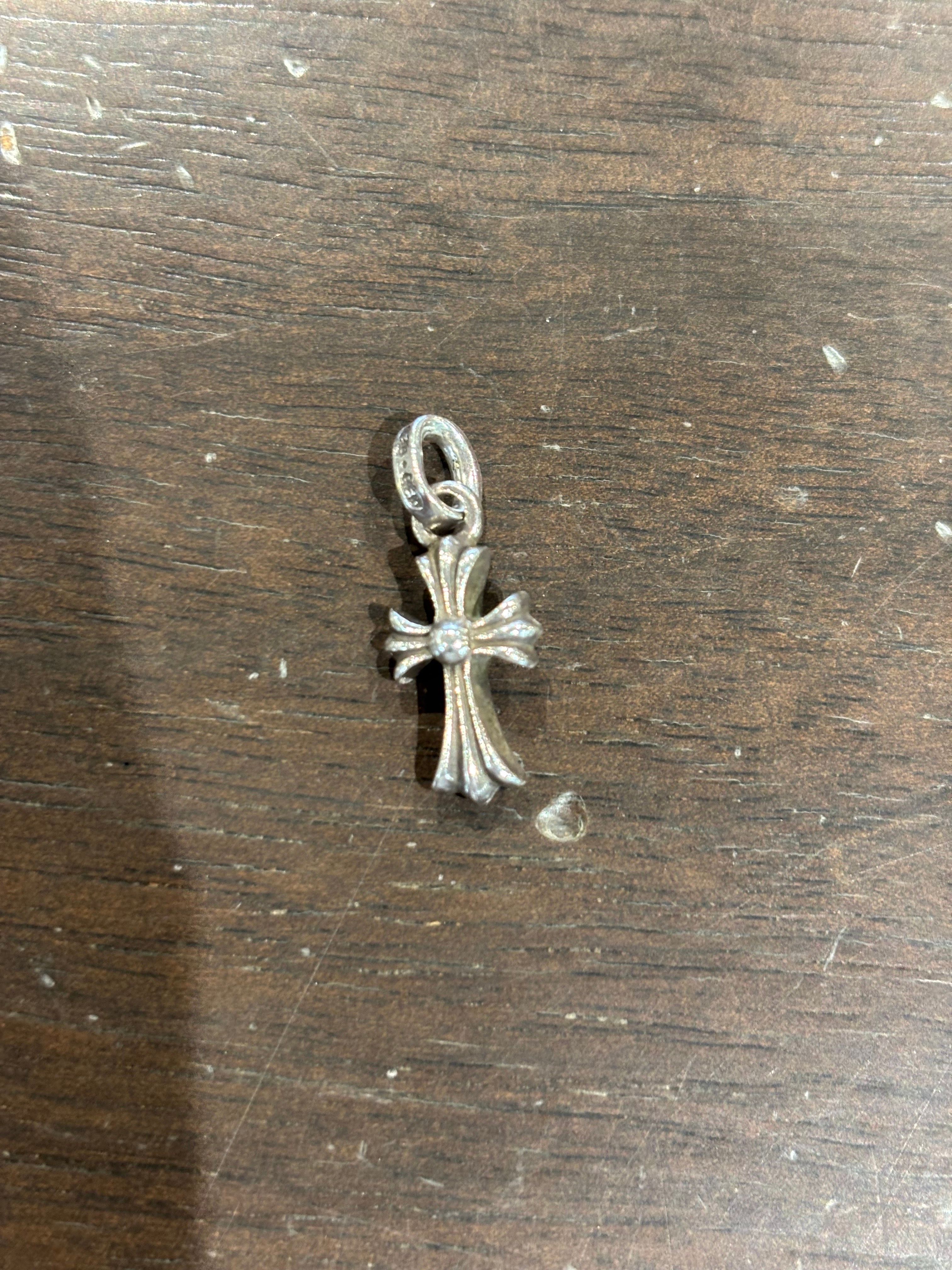 Chrome Hearts CH Cross Baby Fat Charm "Silver"