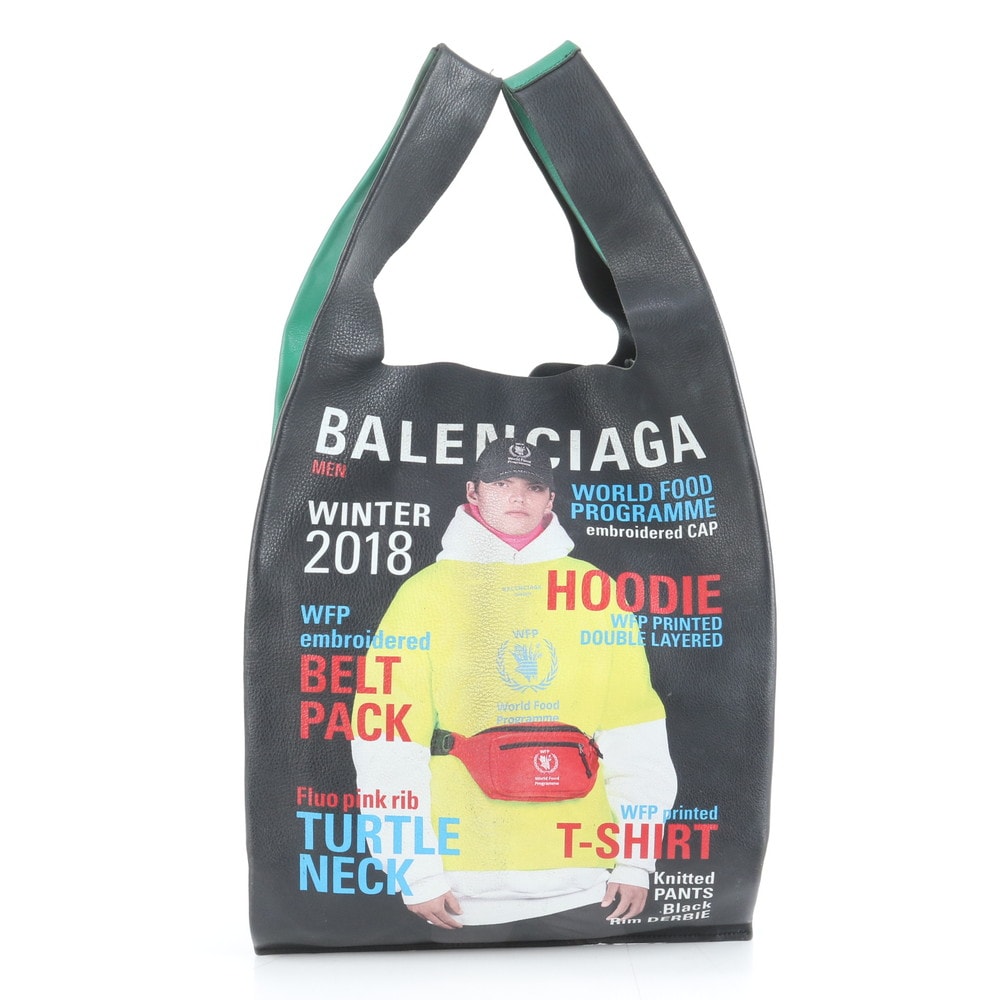 ■美品 バレンシアガ スーパーマーケット レザートート 578832