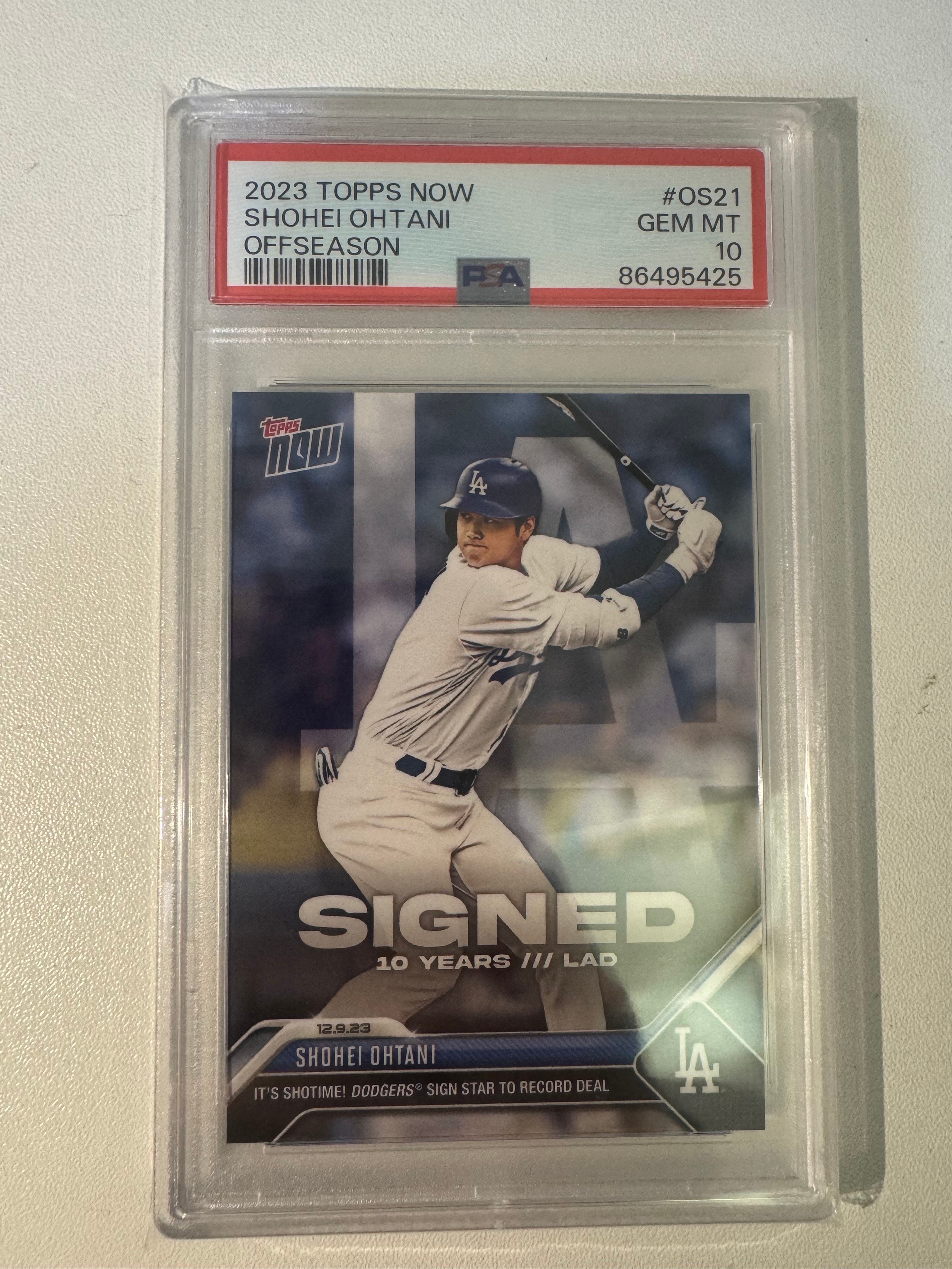 大谷翔平 [OS-21](2023 MLB トップスナウ JPカード)