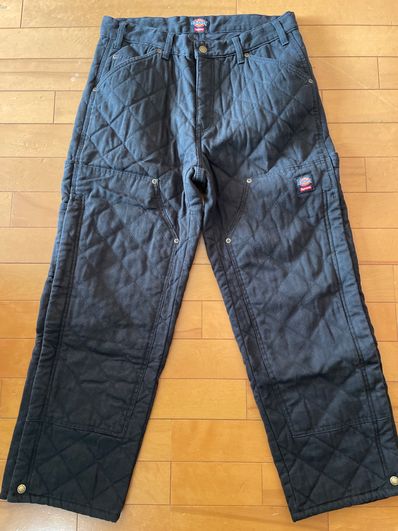 Supreme x Dickies Quilted Denim Work Pant "Black"
