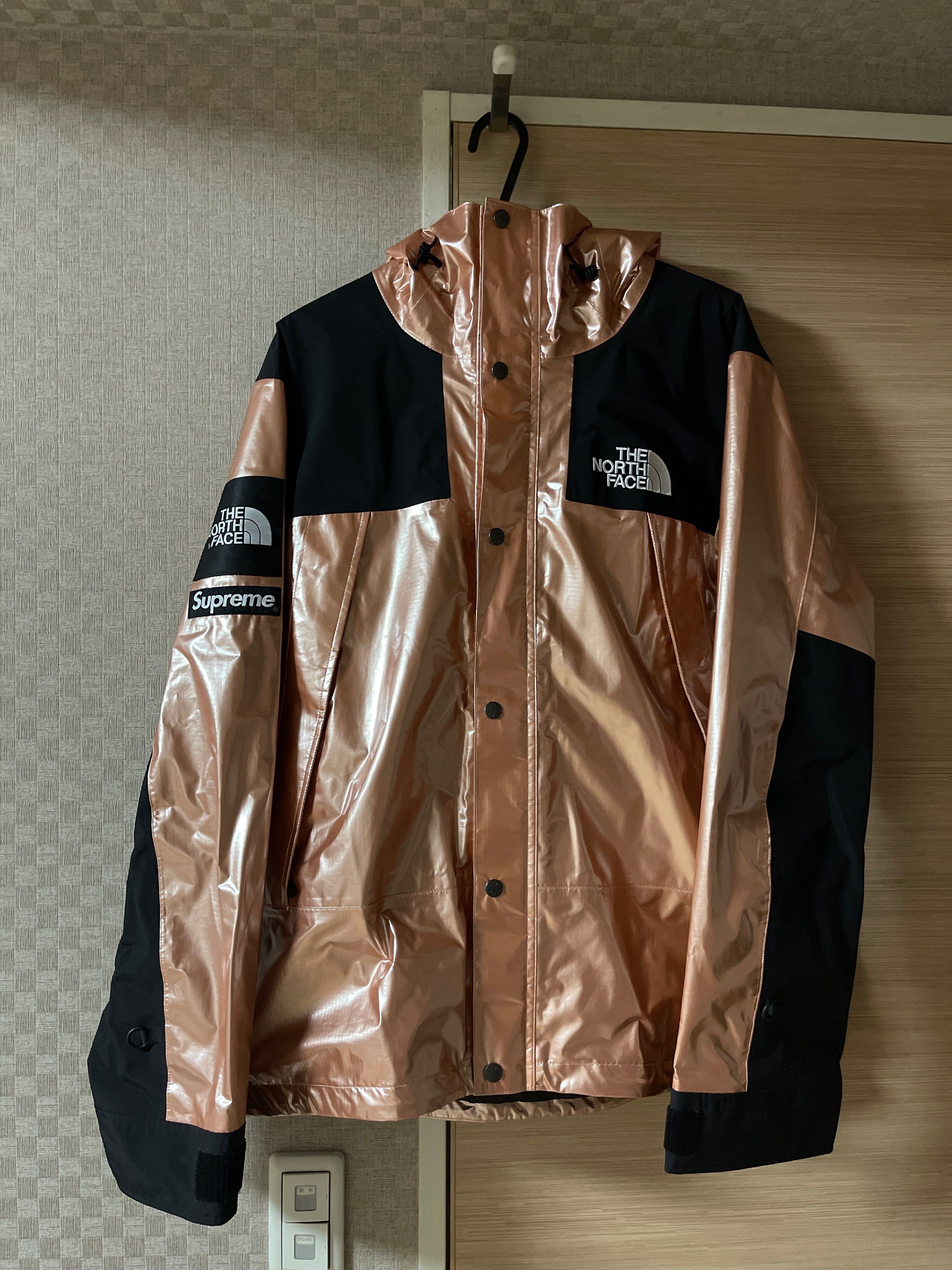 Supreme x The North Face Metallic Mountain Parka "Pink"