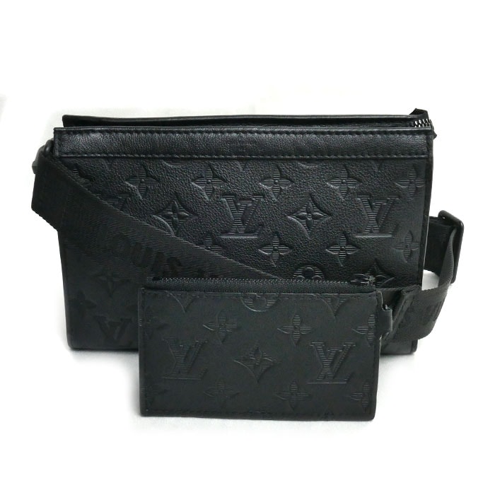 LOUIS VUITTON ルイ・ヴィトン ガストン・ウェアラブル ウォレット ショルダーバッグ ブラック M81115 IC メンズ【中古】