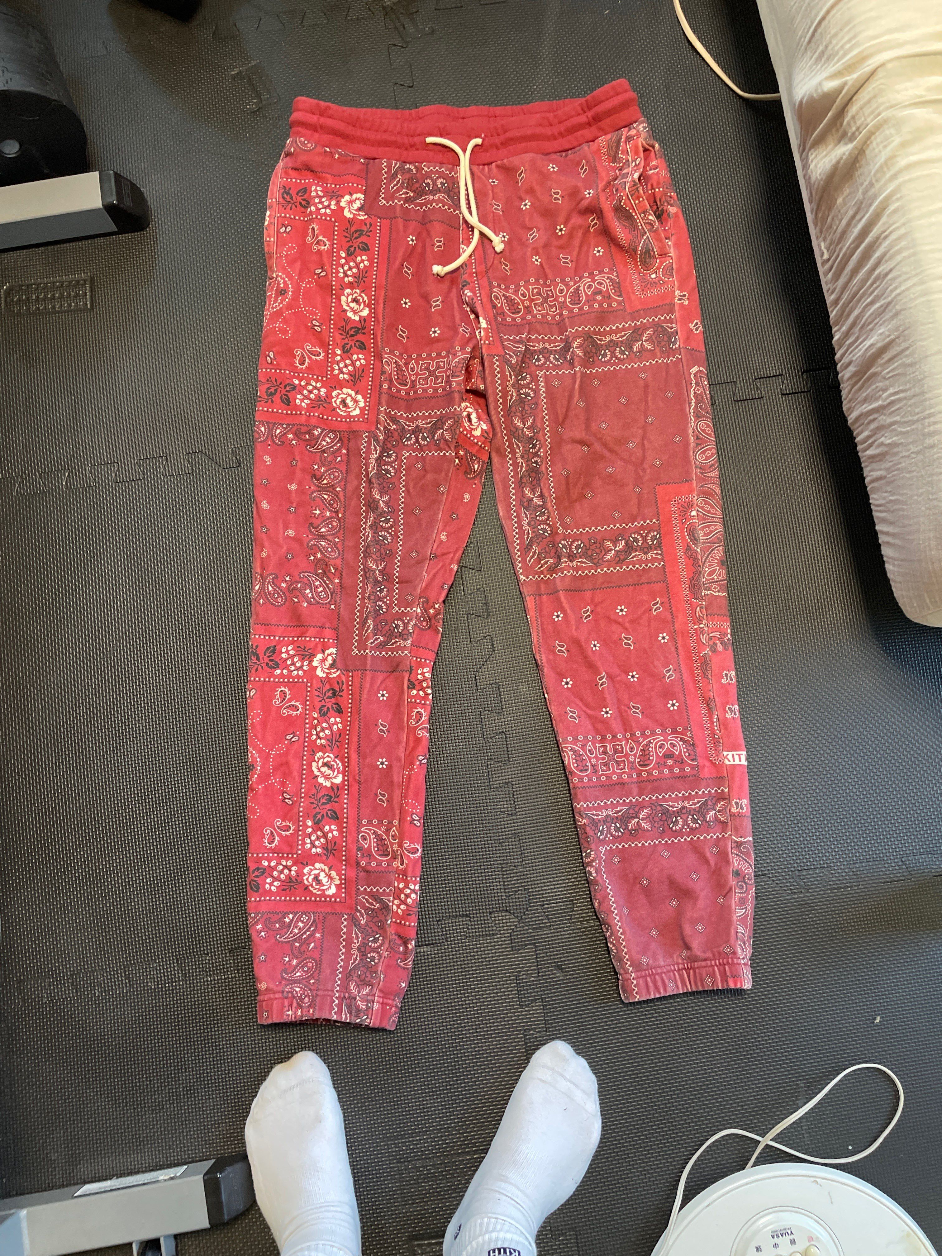 Kith Deconstructed Bandana Williams I Sweatpant "Pyre"