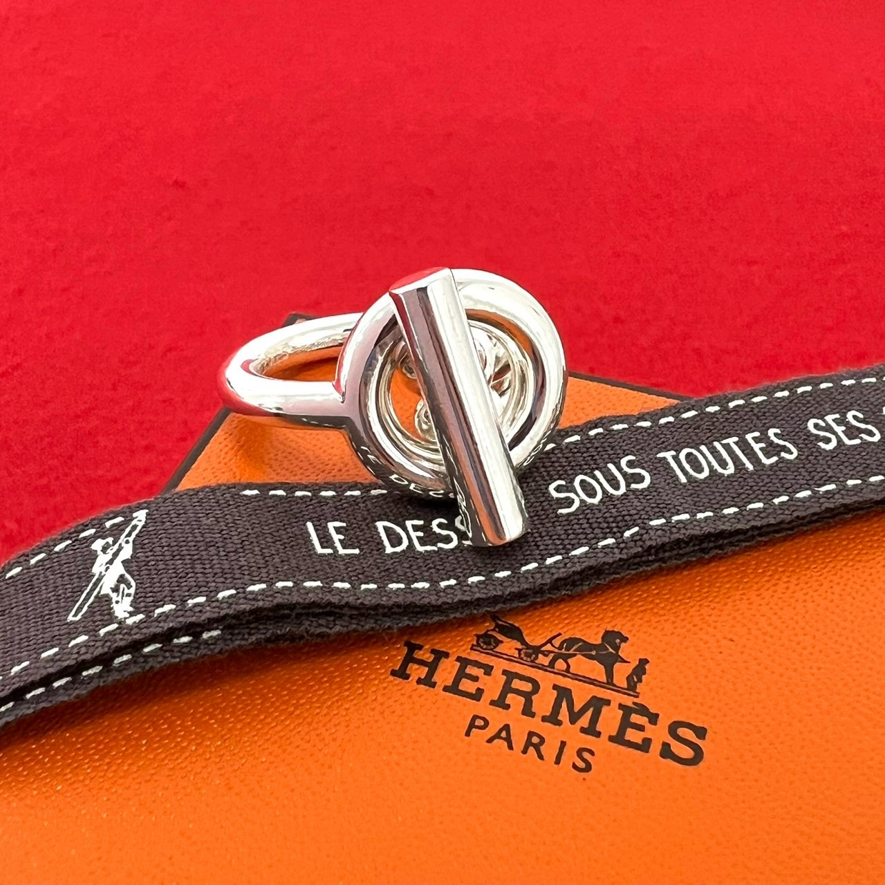 HERMES エルメス クロワゼット リング シルバー925 リング・指輪 10号 シルバー
 22764