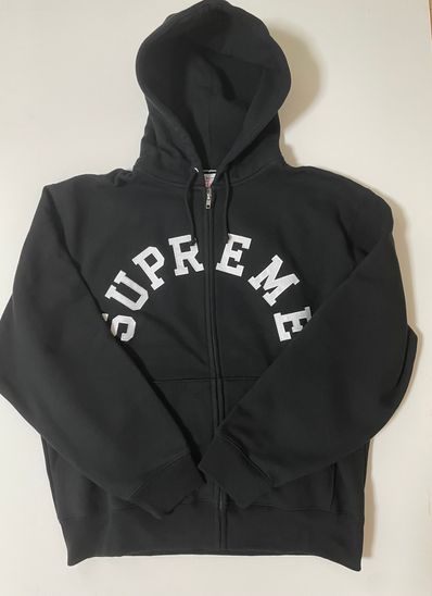 Supreme x Champion Zip Up Hooded Sweatshirt "Black"