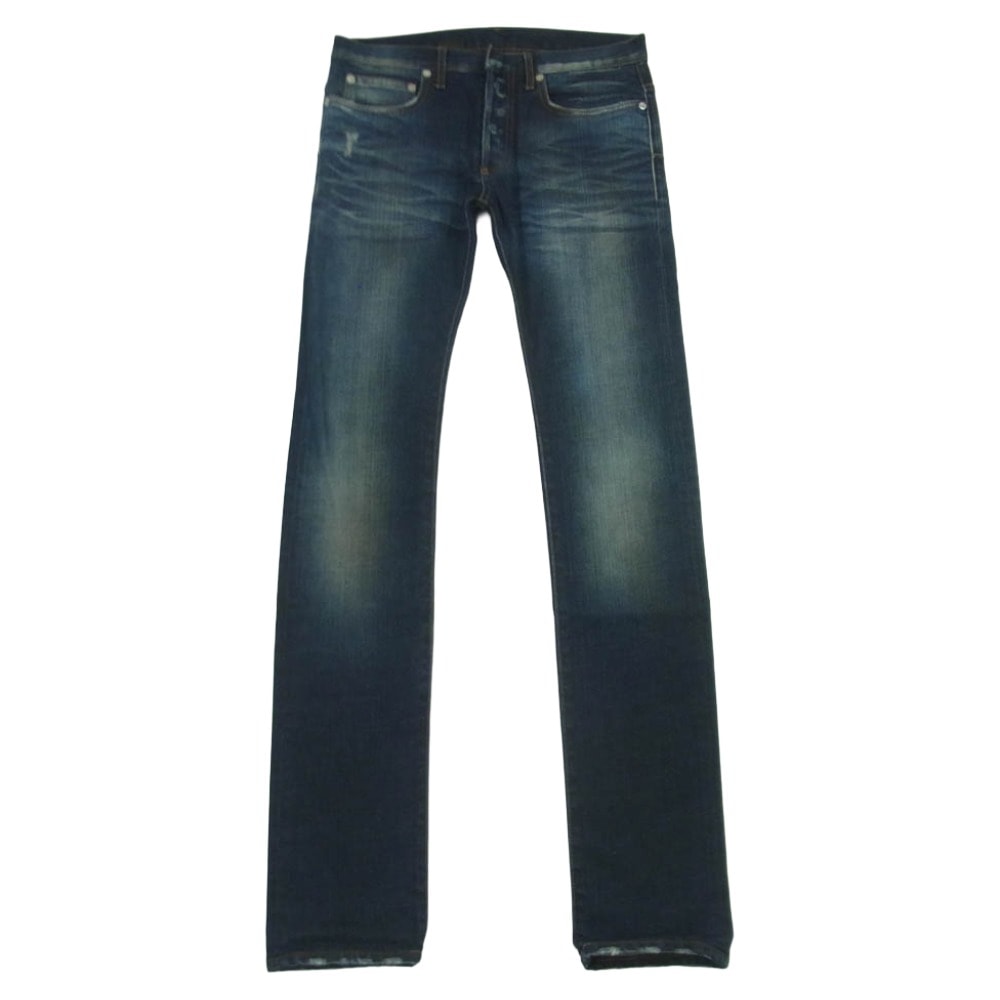 DIOR HOMME ディオールオム 10AW 0H31J1081600 クリス期 アンダーマイト ボタンフライ ストレッチ スキニー デニム パンツ インディゴブルー系 29【中古】