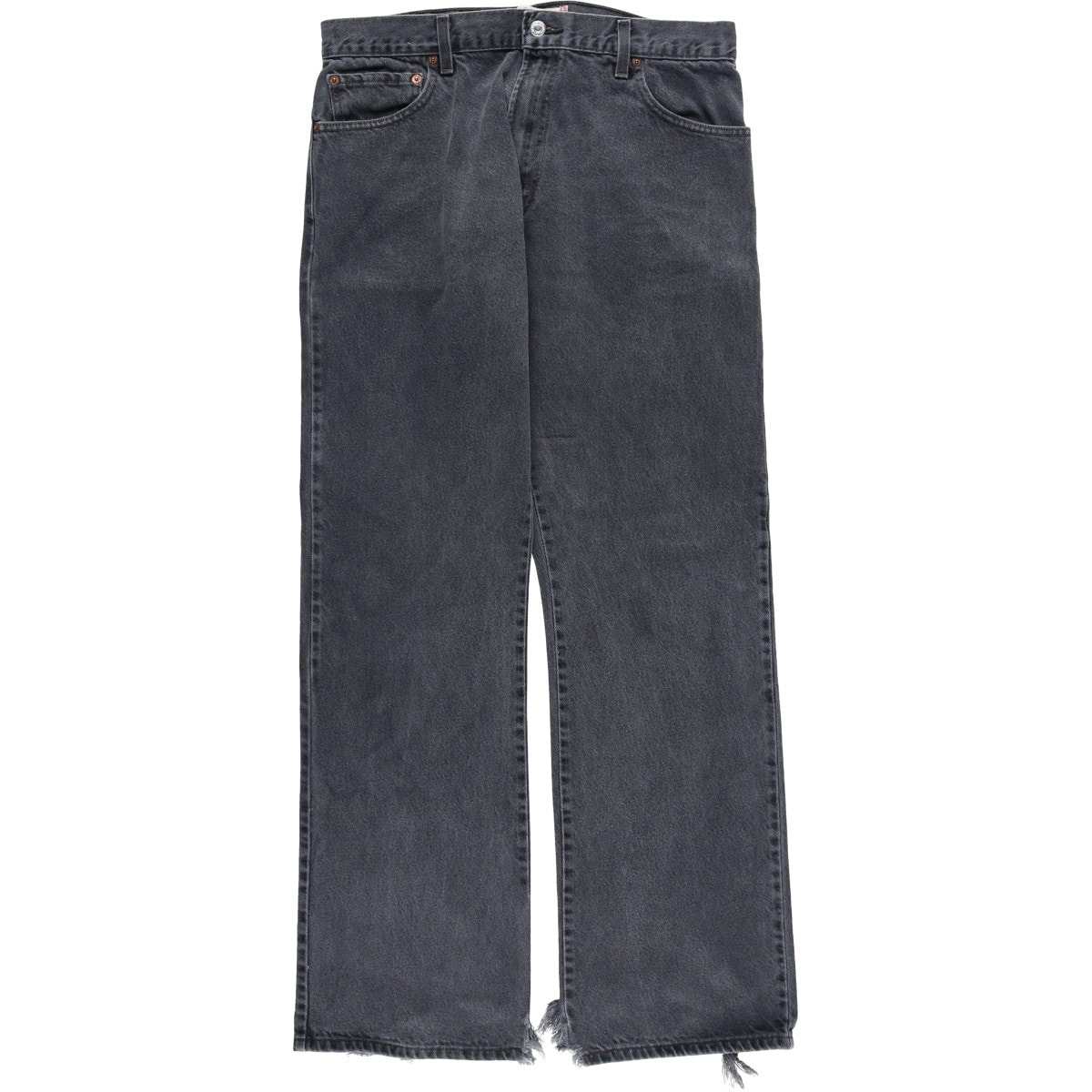 古着 00年代 リーバイス Levi's 517 BOOT CUT ブラックデニム ブーツカットデニムパンツ メンズw35相当/eaa625749