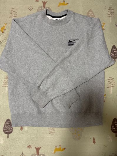 Nike x Stussy NRG BR Crew Fleece "Grey"