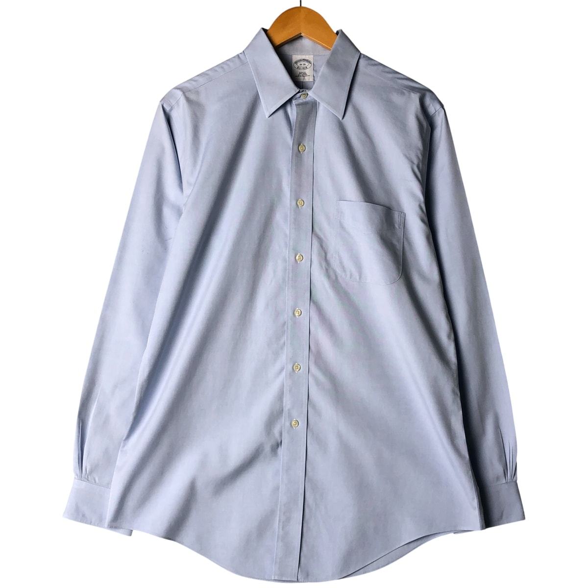 古着 ブルックスブラザーズ Brooks Brothers Est.1818 長袖 コットンシャツ メンズL相当/eaa599060