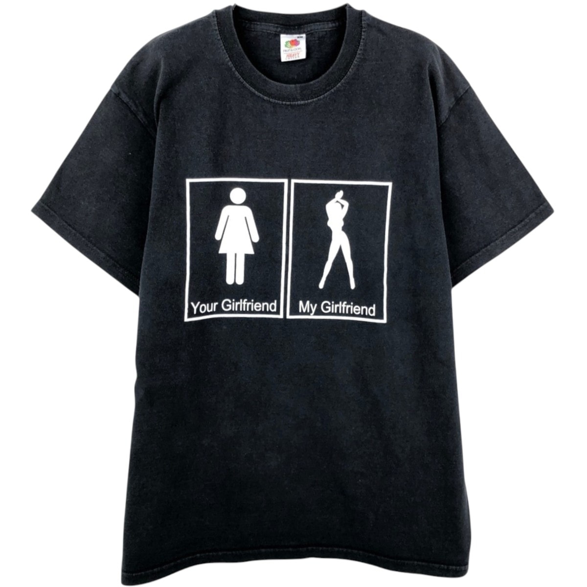 古着 フルーツオブザルーム FRUIT OF THE LOOM プリントTシャツ メンズL相当/eaa658742