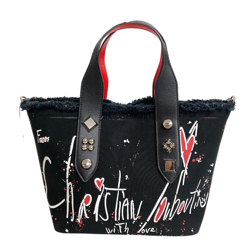 クリスチャンルブタン Christian Louboutin ハンドバッグ フランジバス スモール ブラック