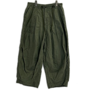 ニードルズ OT216 H.D. Pant Fatigue カーキ ヒザデルパンツ L