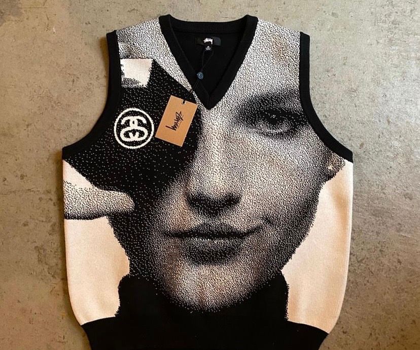 Stussy Photo Jacquard Vest "Black"