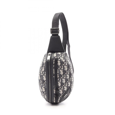 ディオール Dior SCARAB スカラベ オブリーク ウエストバッグ ボディバッグ バッグ キャンバス レザー メンズ ベージュ系 / ネイビー系 / ブラック系 【中古】