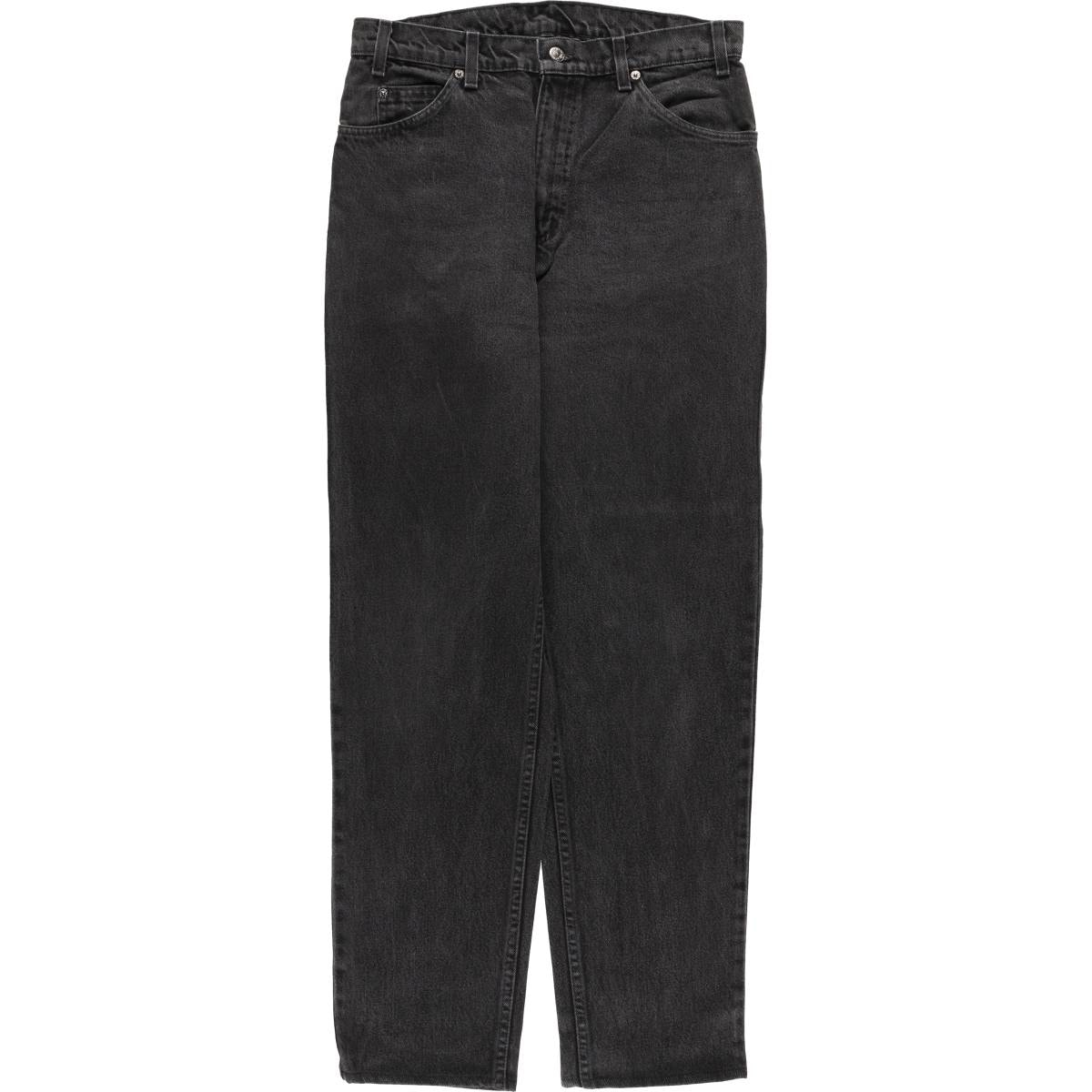 古着 90~00年代 リーバイス Levi's 40550-4159 ブラックデニム テーパードデニムパンツ USA製 メンズw32相当 ヴィンテージ/evb032327