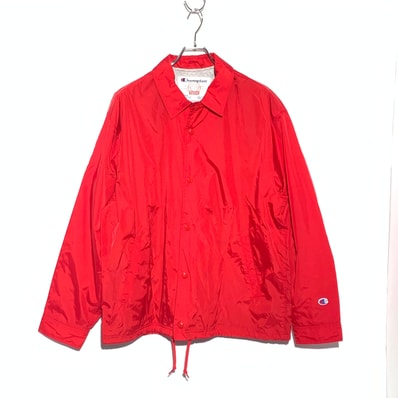 Supreme x Champion Coaches Jacket "Red"