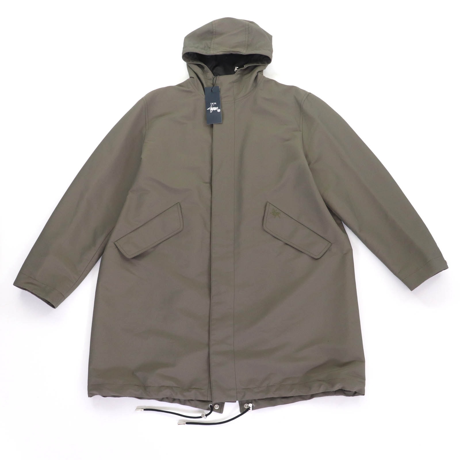 未使用品 ディオール オム ショーンステューシー モッズコート カーキ 46