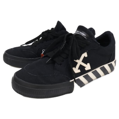 オフホワイト LOW VULCANIZED キャンバス ローカットスニーカー 41