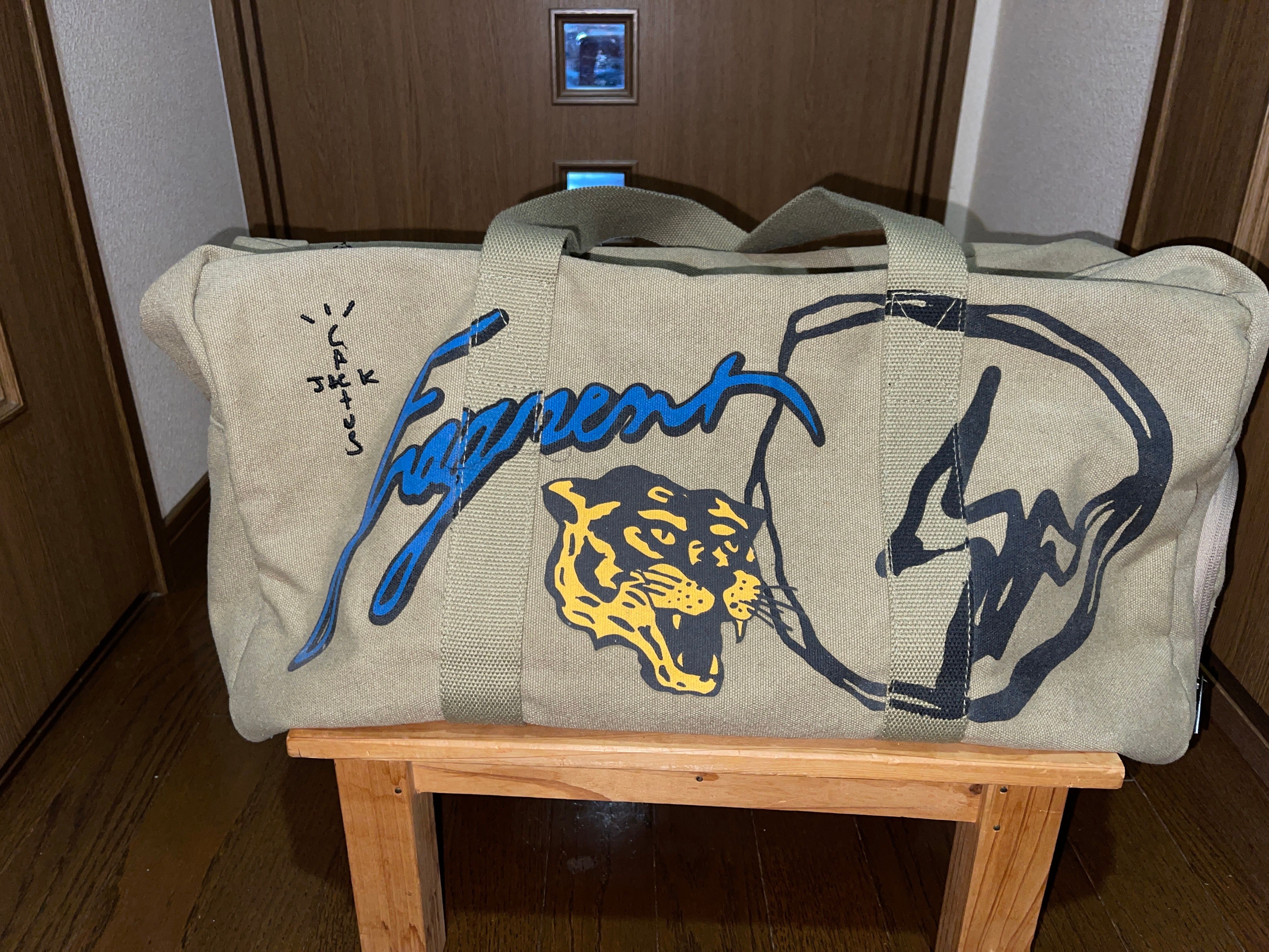 Travis Scott Cactus Jack For Fragment Icons Duffle "Brown"