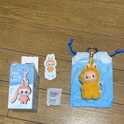 POP MART THE MONSTERS (LABUBU) Pin for Love Series-Vinyl Plush Pendant (N-Z) Y