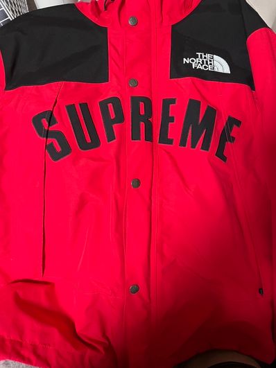 Supreme x The North Face Arc Logo Mountain Parka "Red"