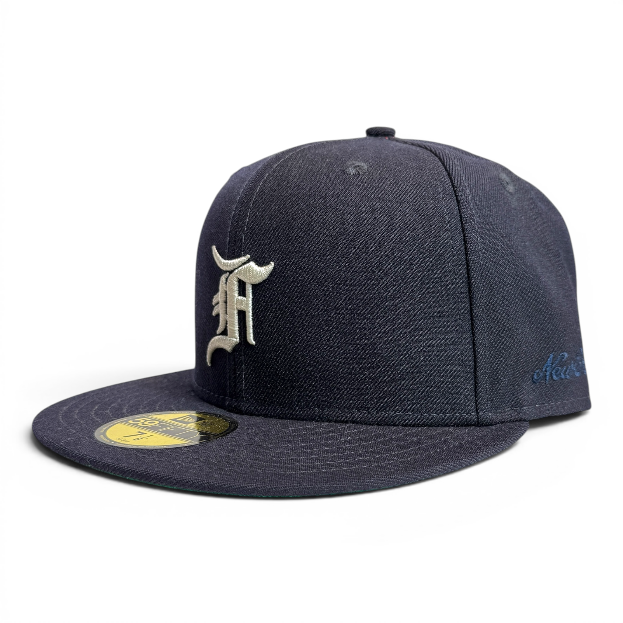 NEW ERA FEAR OF GOD ESSENTIALS 59FIFTY F LOGO Under Visor "Navy"