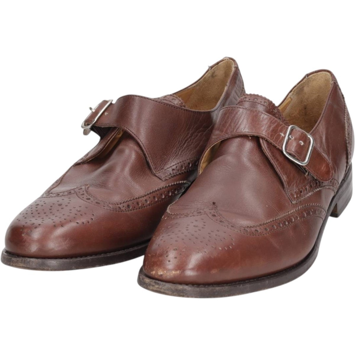古着 バーウィック Berwick ウイングチップ フルブローグ モンクストラップシューズ メンズ28.0cm相当/saa015053