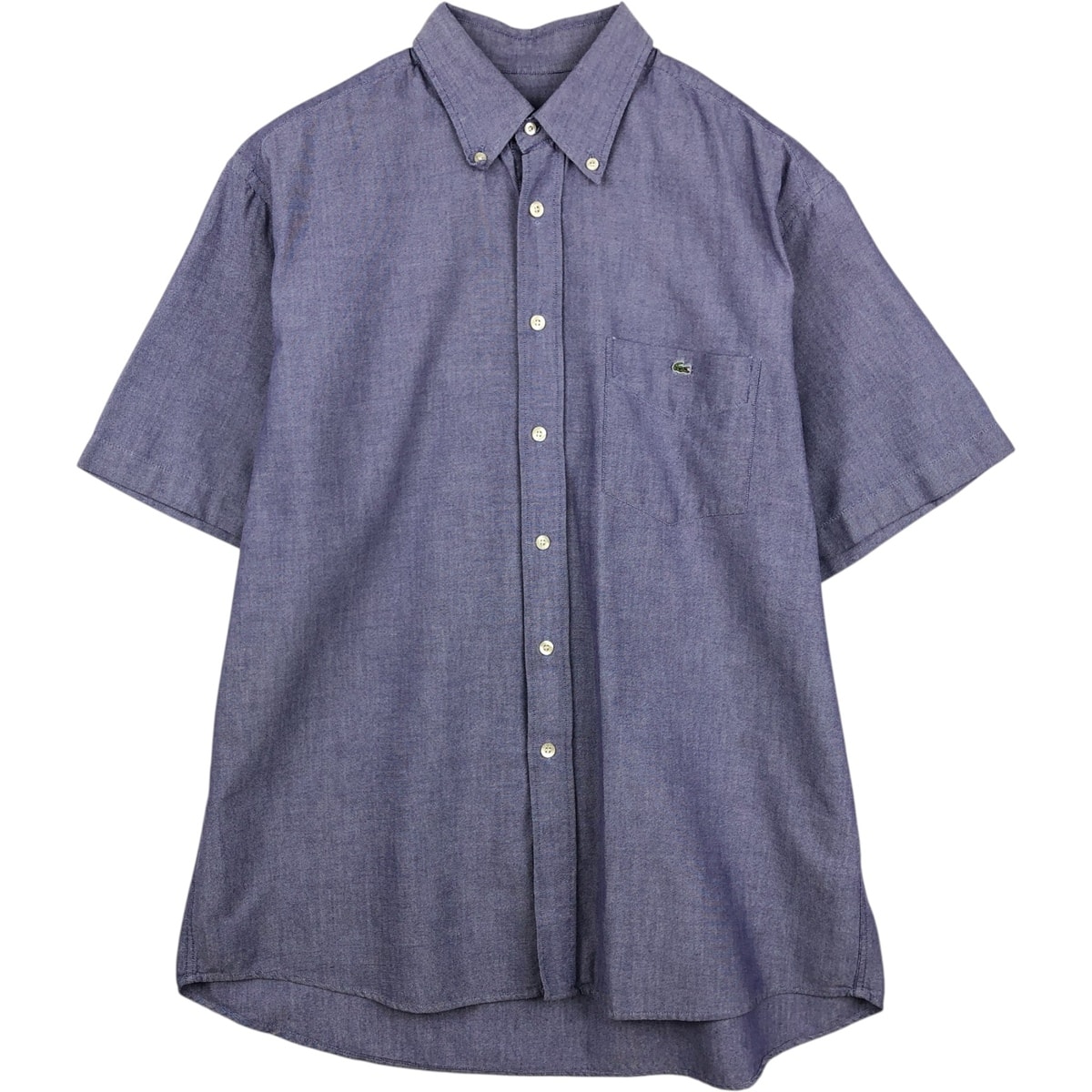 古着 ラコステ LACOSTE 半袖 ボタンダウンシャツ 41 メンズXL相当/eaa655671