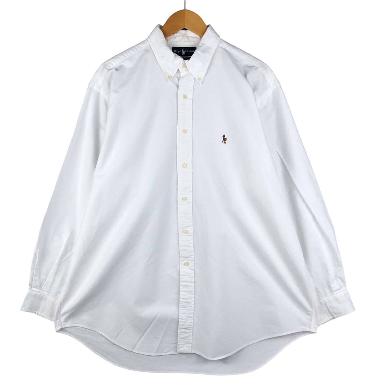 古着 ラルフローレン Ralph Lauren YARMOUTH 長袖 ボタンダウンシャツ メンズXL相当/eaa592722