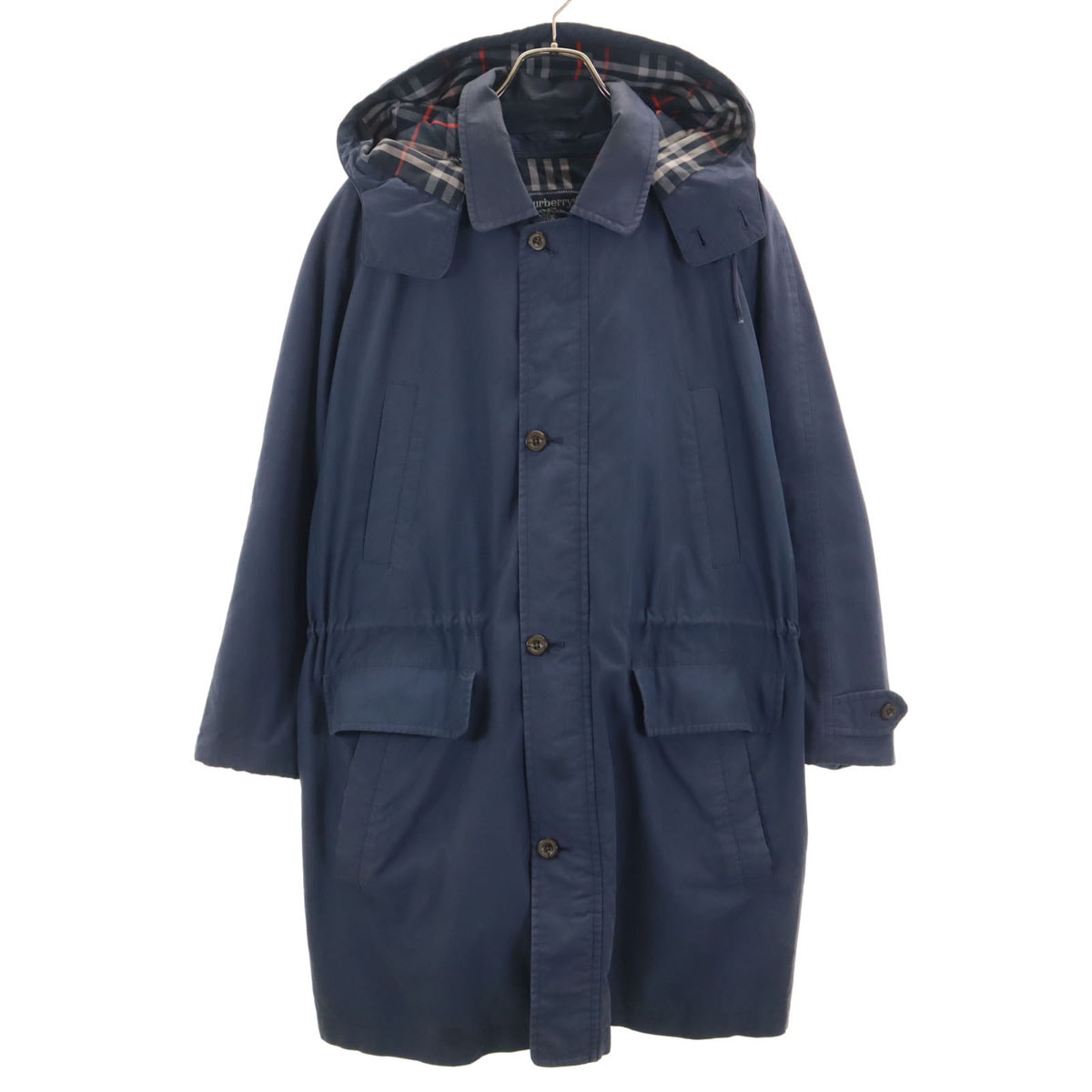 Burberrys バーバリーズ 90s オールド ロングコート M ネイビー系 ダウンライナー