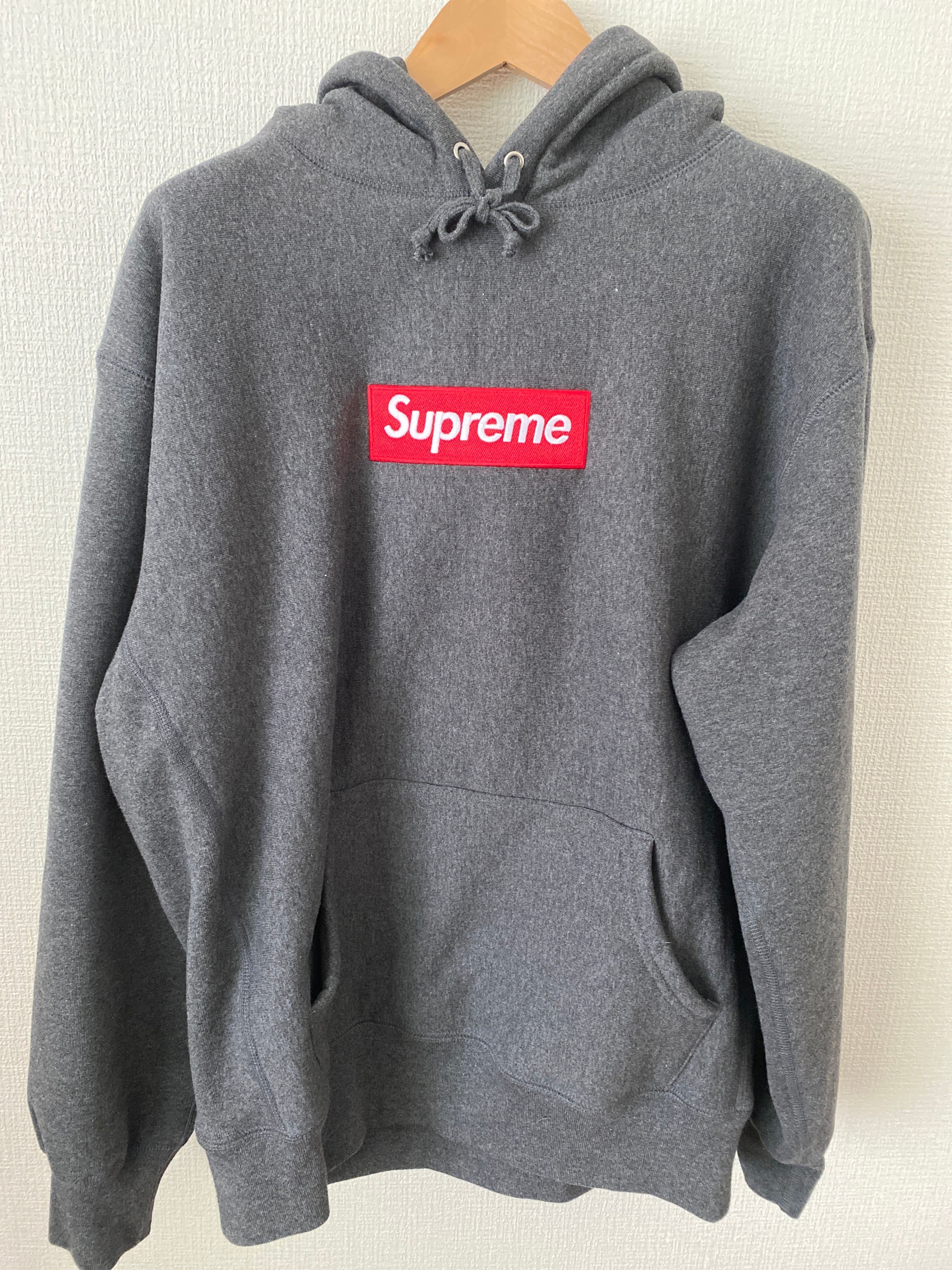 Supreme Box Logo Hooded Sweatshirt "Charcoal" (21FW)