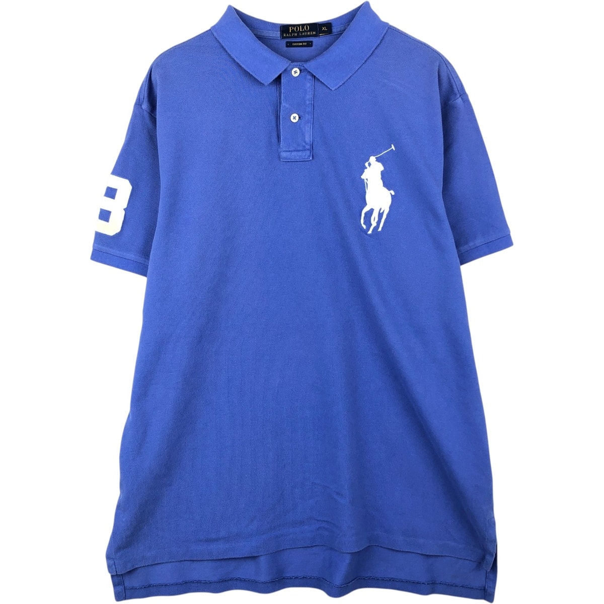 古着 ラルフローレン Ralph Lauren POLO RALPH LAUREN CUSTOM FIT ビッグポニー 半袖 ポロシャツ メンズXL相当/eaa622736