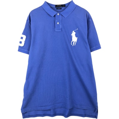 古着 ラルフローレン Ralph Lauren POLO RALPH LAUREN CUSTOM FIT ビッグポニー 半袖 ポロシャツ メンズXL相当/eaa622736
