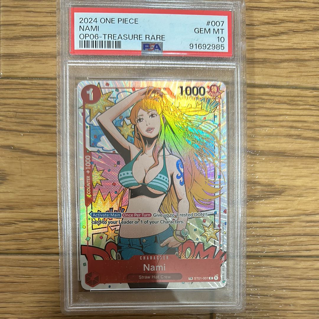 nami treasure rare card New treasure rare NAMI incoming! : r/OnePieceTCG
