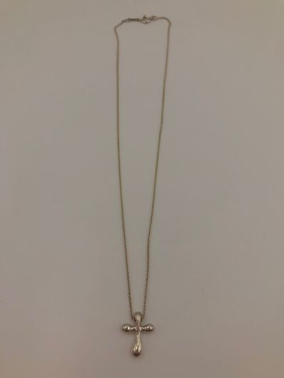 ティファニー ネックレス ティアドロップ クロス エルサ・ペレッティ SV925