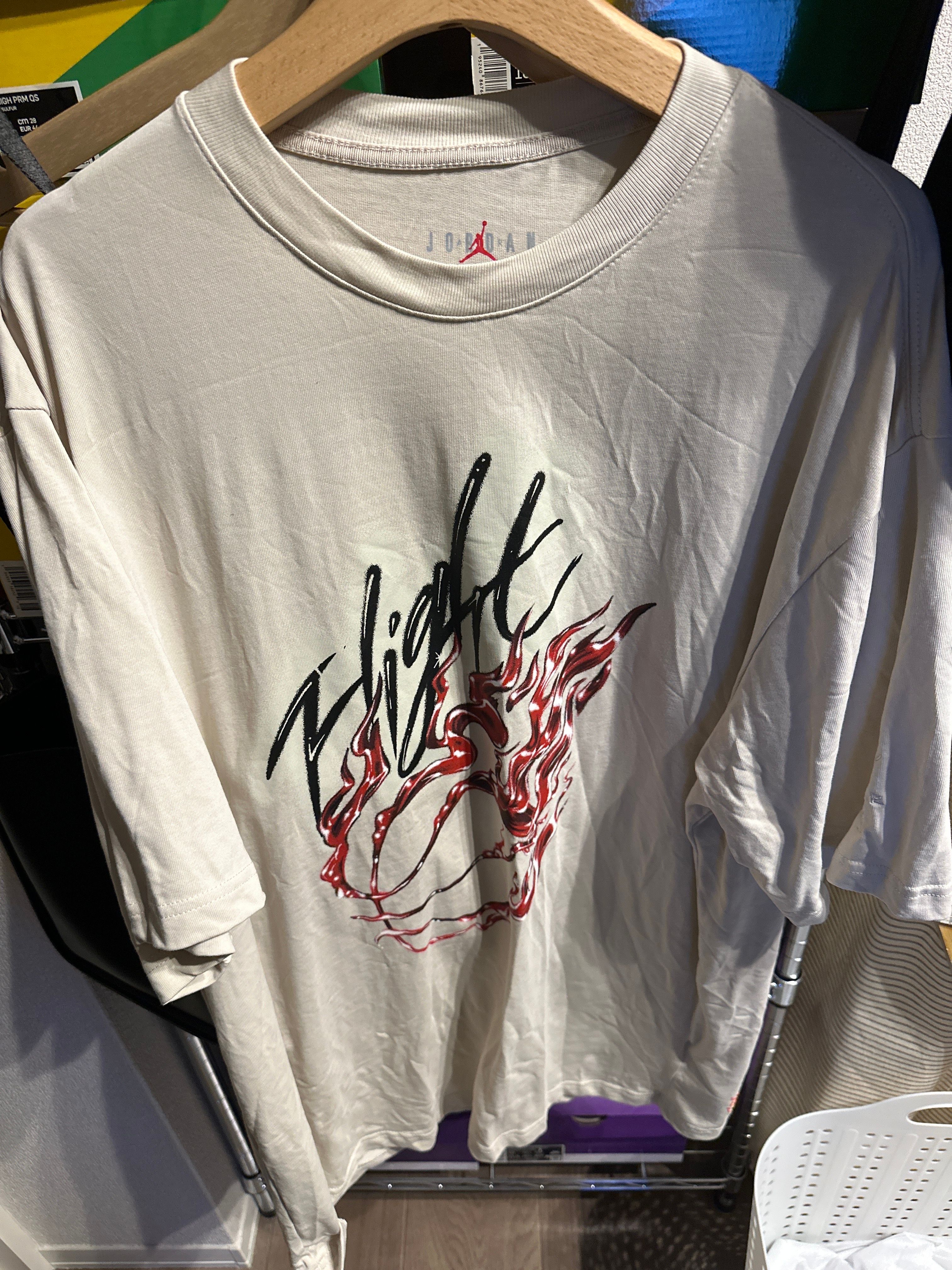 Travis Scott x Air Jordan Brand M J TS Tee "Orewood"