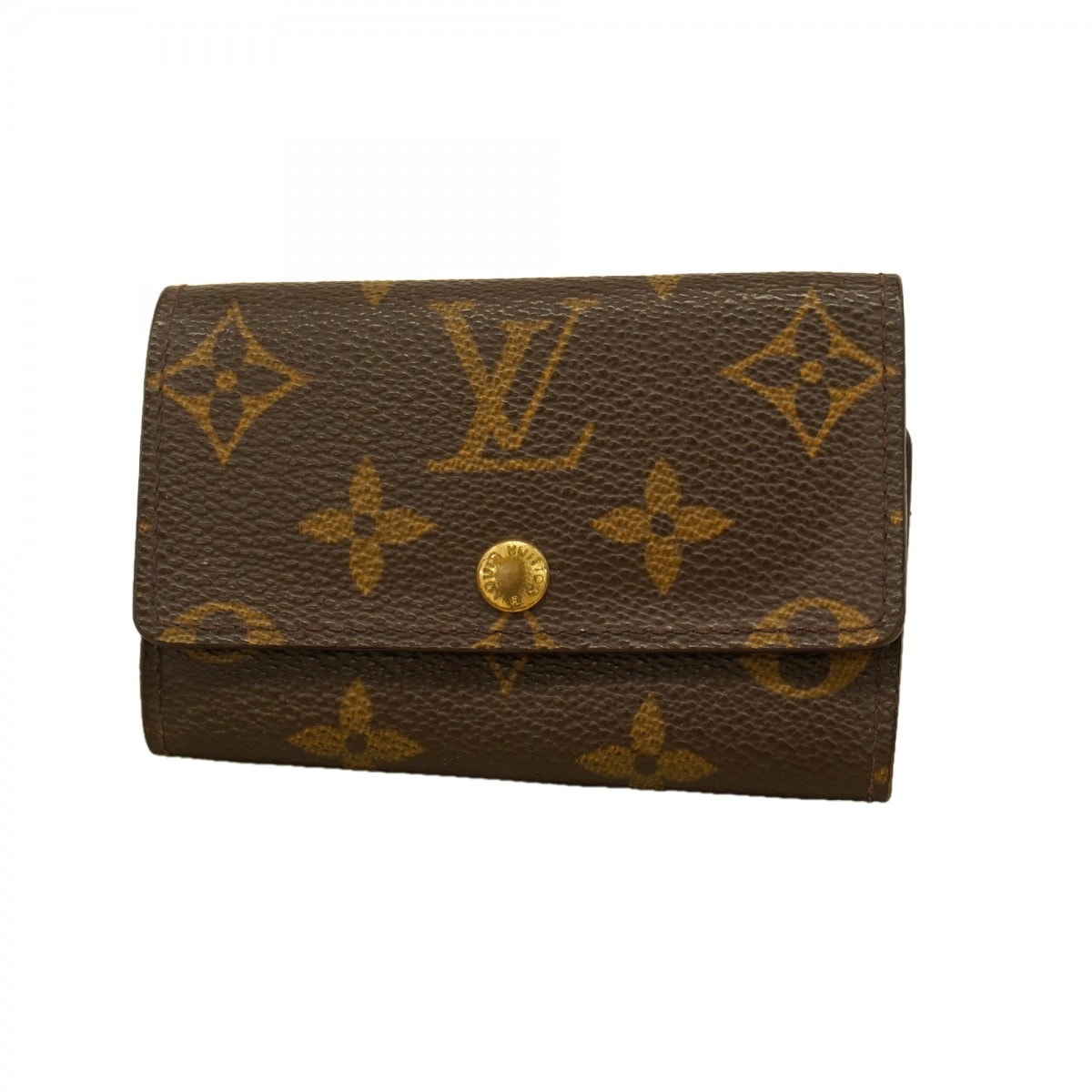 【6dc2827】ルイヴィトン キーケース モノグラム ミュルティクレ6 M62630 ブラウン【中古】レディース