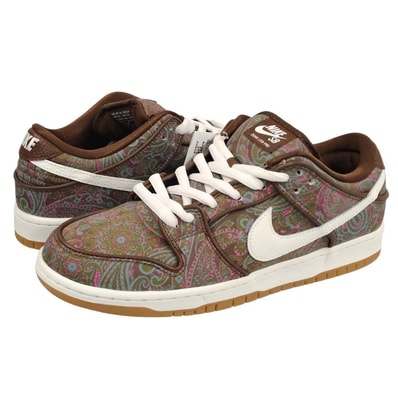NIKE ナイキ 品番 DH7534-200 SB DUNK LOW PRM BROWN PAISLEY スニーカー US10=28cm 52943