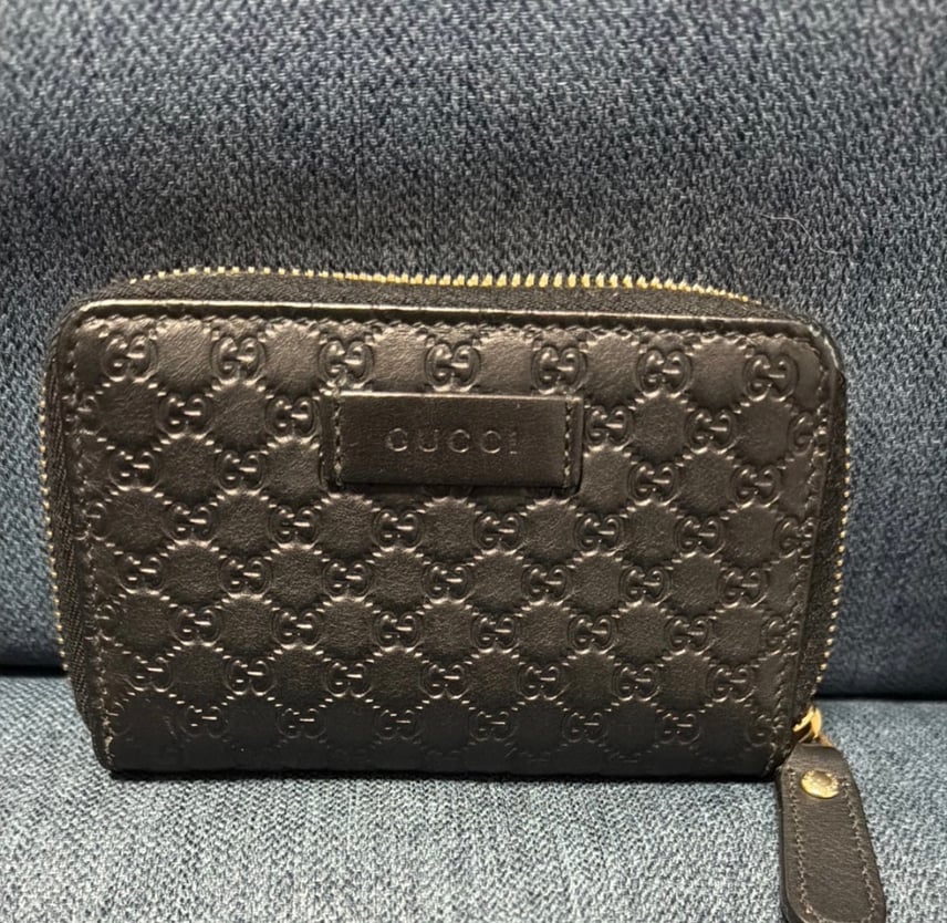 B (目立った傷や汚れなし)】グッチ グッチ シマ コンパクト ウォレット B (目立った傷や汚れなし)】グッチ グッチ シマ コンパクト ウォレット