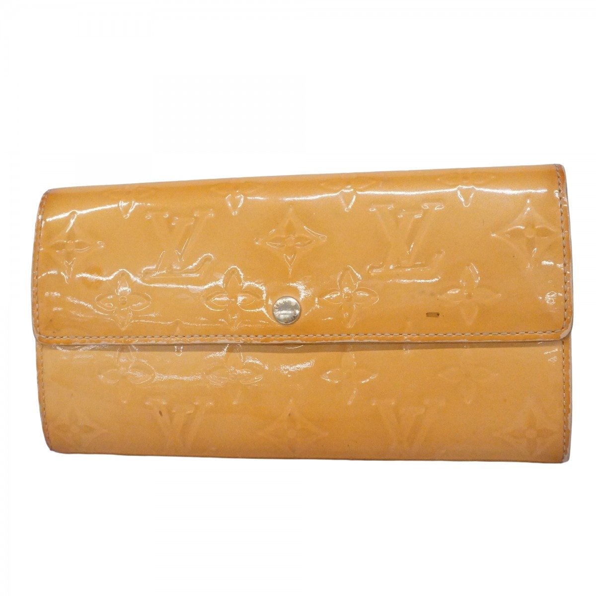 ★SALE【6ce6087-k】ルイヴィトン 長財布 ヴェルニ ポルトフォイユサラ M91522 ローズフロランタン 【中古】レディース