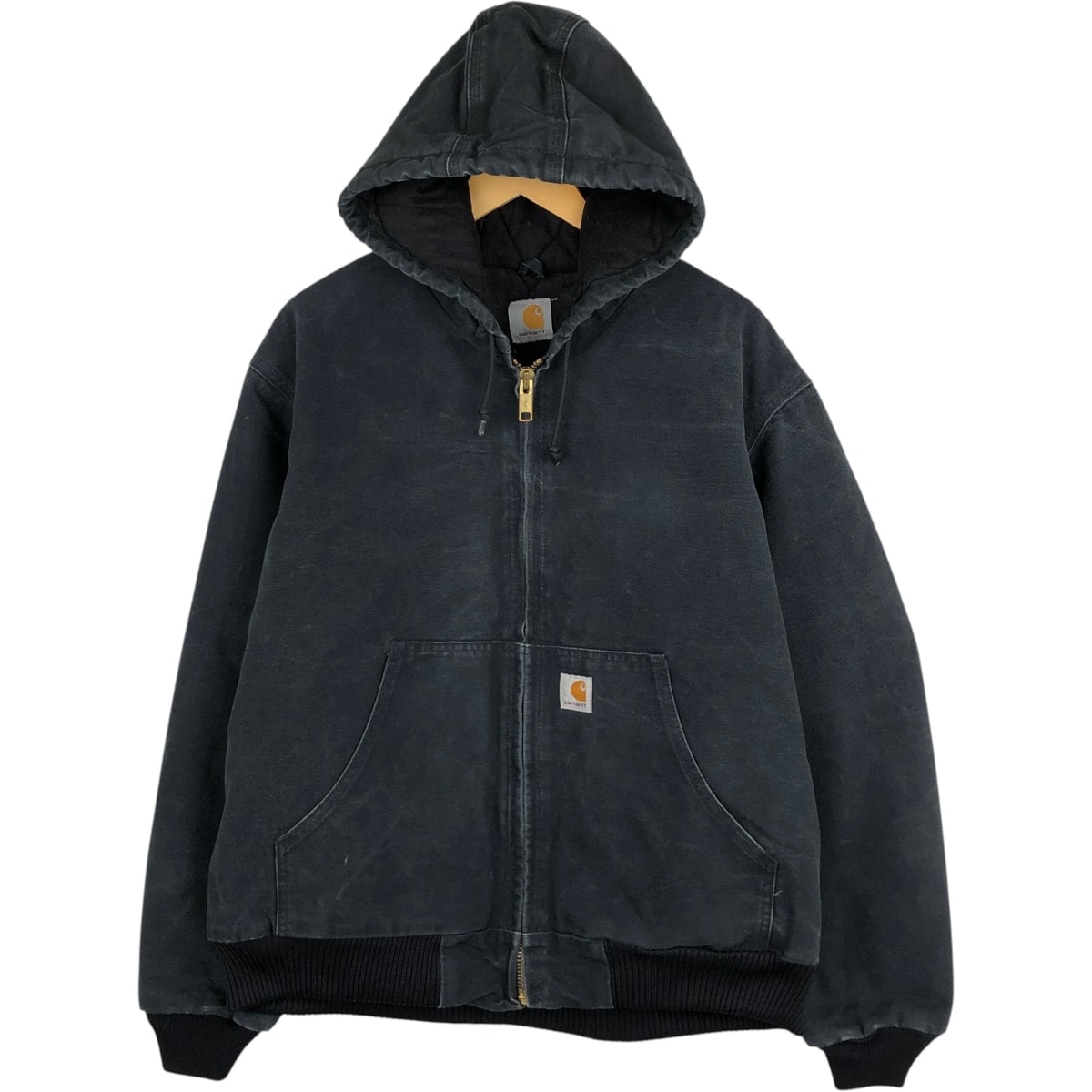 古着 カーハート Carhartt アクティブジャケット 中綿入り ダックフルジップパーカー メンズXXL相当/eaa629379