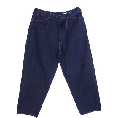 COMOLI コモリ デニムパンツ 23SS X01-03001 ベルテッド デニムパンツ インディゴ インディゴブルー系 4【中古】