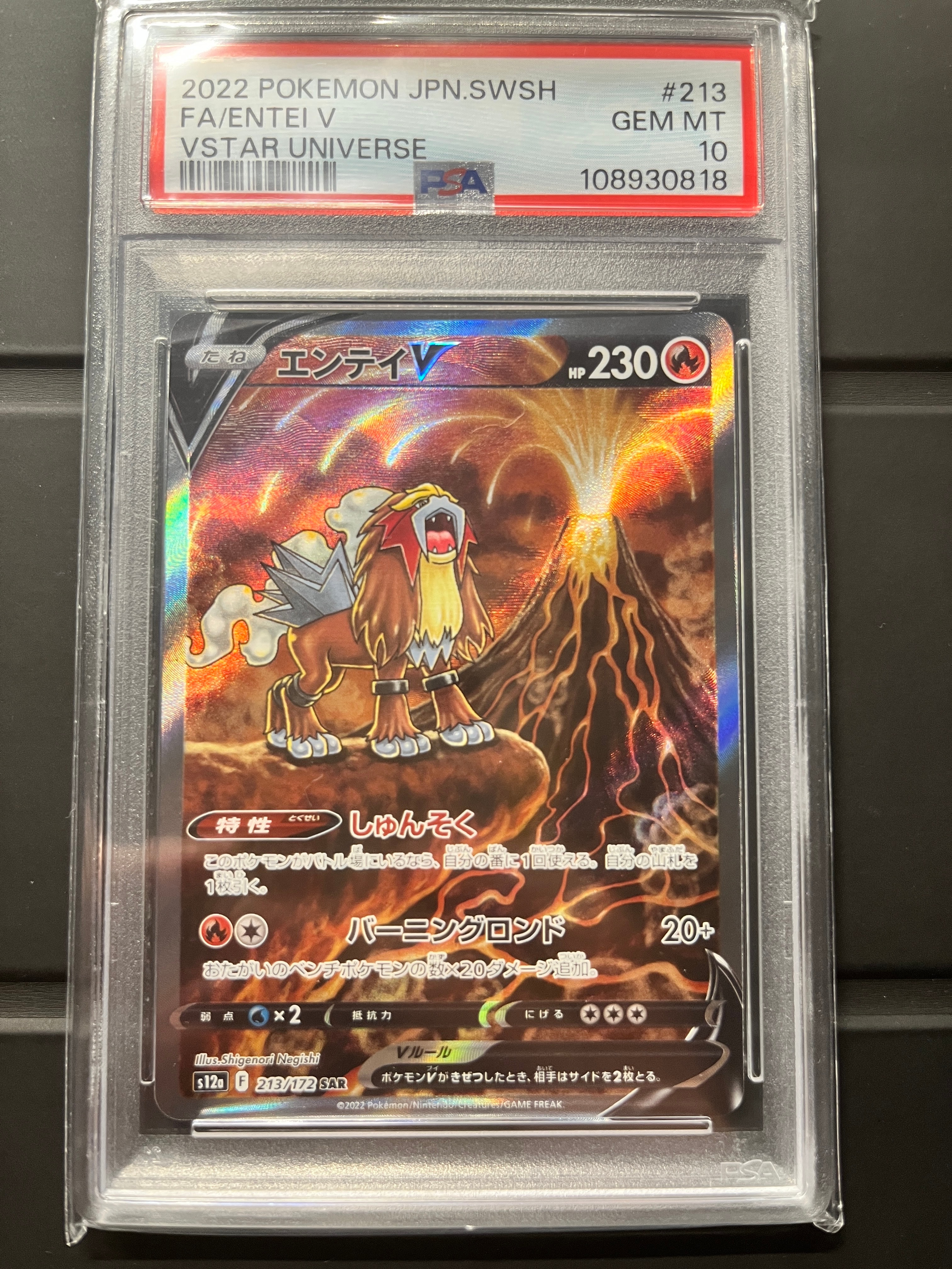 エンテイV SAR[s12a 213/172](ハイクラスパック「VSTARユニバース」)