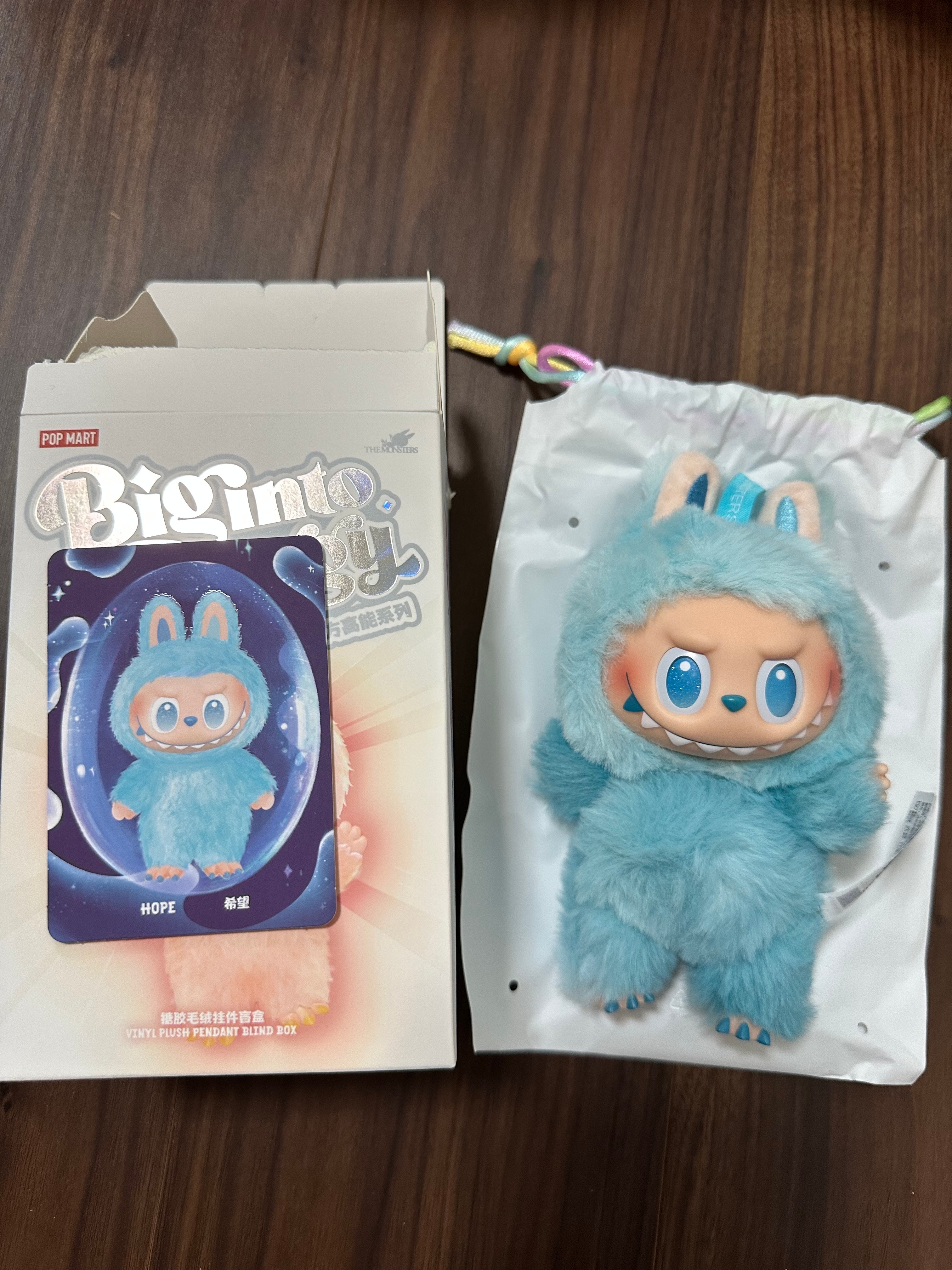 POP MART THE MONSTERS (LABUBU) Big into Energy Series Plush Pendant HOPE