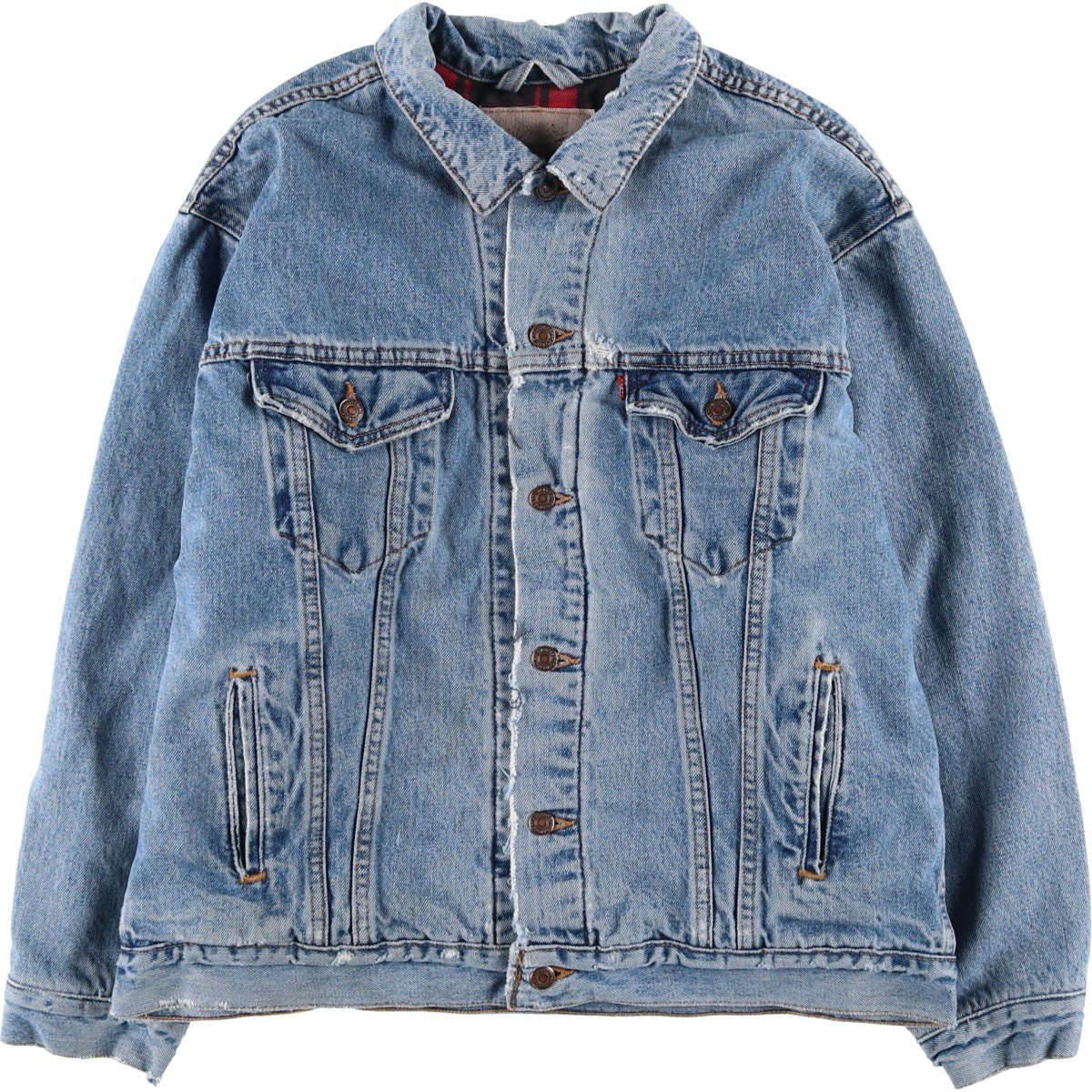 古着 90年代 リーバイス Levi's デニムジャケット Gジャン USA製 メンズXL相当 ヴィンテージ/eaa615994