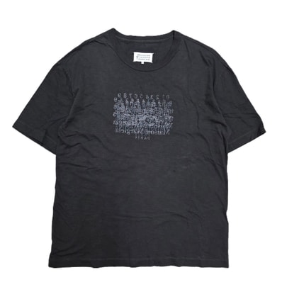 Maison Margiela メゾン マルジェラ ナンバリング コットンTシャツ 26SS オーバーサイズ 半袖Tシャツ S50GC0730M20164861 M コットン ブラック メンズ【中古】